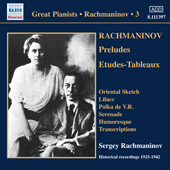 RACHMANINOV, Sergei: Piano Solo Recordings, Vol. 3 - Victor Recordings (1925-1942)