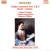 MOZART, W.A.: Violin Concertos Nos. 1 and 2