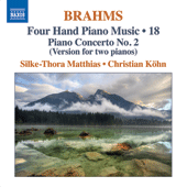 BRAHMS, J.: Four-Hand Piano Music, Vol. 18 (Matthies, Köhn)