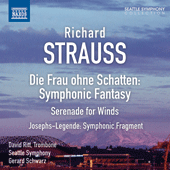 R. STRAUSS Die Frau ohne Schatten: Symphonic Fantasy, Serenade for Winds (Seattle Symphony, Schwarz)
