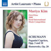 Piano Recital: Kim, Mariya - SCHUMANN, R.