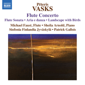 VASKS, P.: Flute Concerto / Flute Sonata / Aria e danza / Landscape with Birds (M. Faust, S. Arnold, Sinfonia Finlandia Jyväskylä, P. Gallois)
