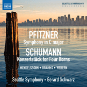 PFITZNER Symphony in C major / SCHUMANN Konzertstück for four horns (Seattle Symphony, Schwarz)