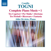 TOGNI, C.: Piano Music (Complete), Vol. 1 (Orvieto)