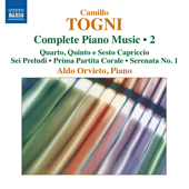 TOGNI, C.: Piano Music (Complete), Vol. 2
