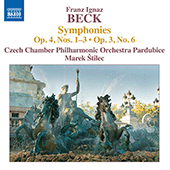 BECK, F.I.: Symphonies, Op. 4, Nos. 1-3 and Op. 3, No. 6 (Czech Chamber Philharmonic, Pardubice, Štilec)
