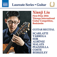 Guitar Recital: Liu, Xianji - SCARLATTI, D. / TÁRREGA, F. / SOR, F. / ALBÉNIZ, I. / MALATS, J. / PIAZZOLLA, A. / COSTE, N. / BERKELEY, L.