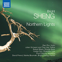 SHENG, Bright: Northern Lights / Melodies of a Flute / 4 Movements for Piano Trio