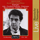 Opera Arias (Tenor): Domingo, Plácido - STRAUSS II, J. / PUCCINI, G. / MASCAGNI, P. / LEONCAVALLO, R. / VERDI, G.