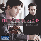 MENDELSSOHN, Felix: Cello and Piano Music