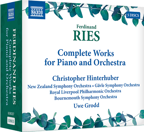 RIES, F.: Piano and Orchestra Works (Complete) (5-Disc Box Set)
