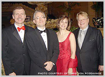 Ken Fuchs, Michael Fine, Thomas Stacy and Falletta at the 2006 GRAMMY Awards
