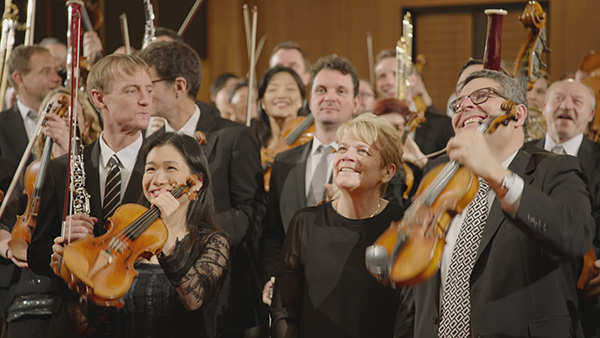 Marin Alsop with the ORF Radio Symphony Orchestra