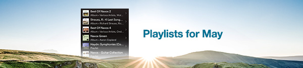 Playlists for May