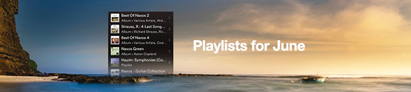 Playlists for June