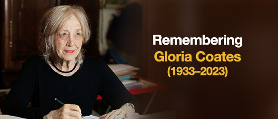 Remembering Gloria Coates (1933–2023)