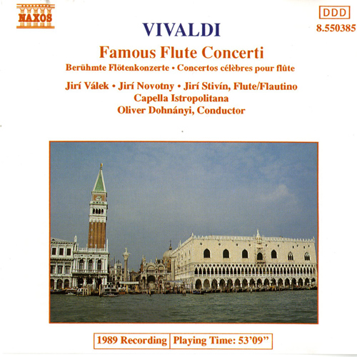 VIVALDI: Famous Flute Concertos