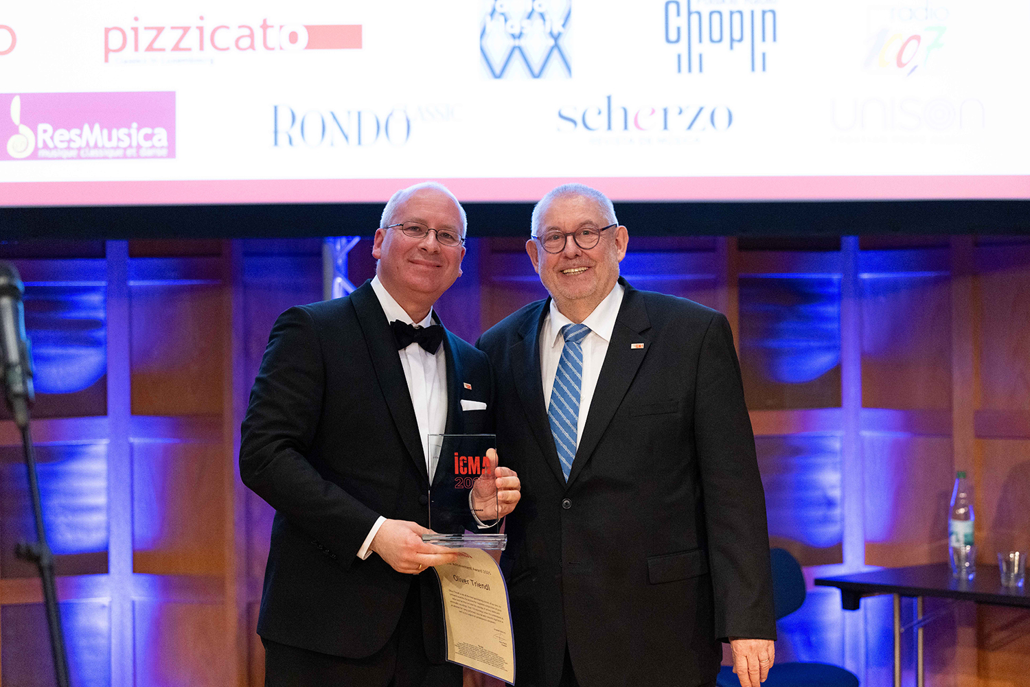 Oliver Triendl & ICMA President Remy Franck Oliver Triendl & ICMA President Remy Franck